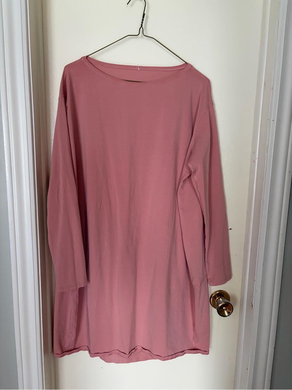 lululemon athletica Long Sleeve Tunic Dress in Dusty Rose